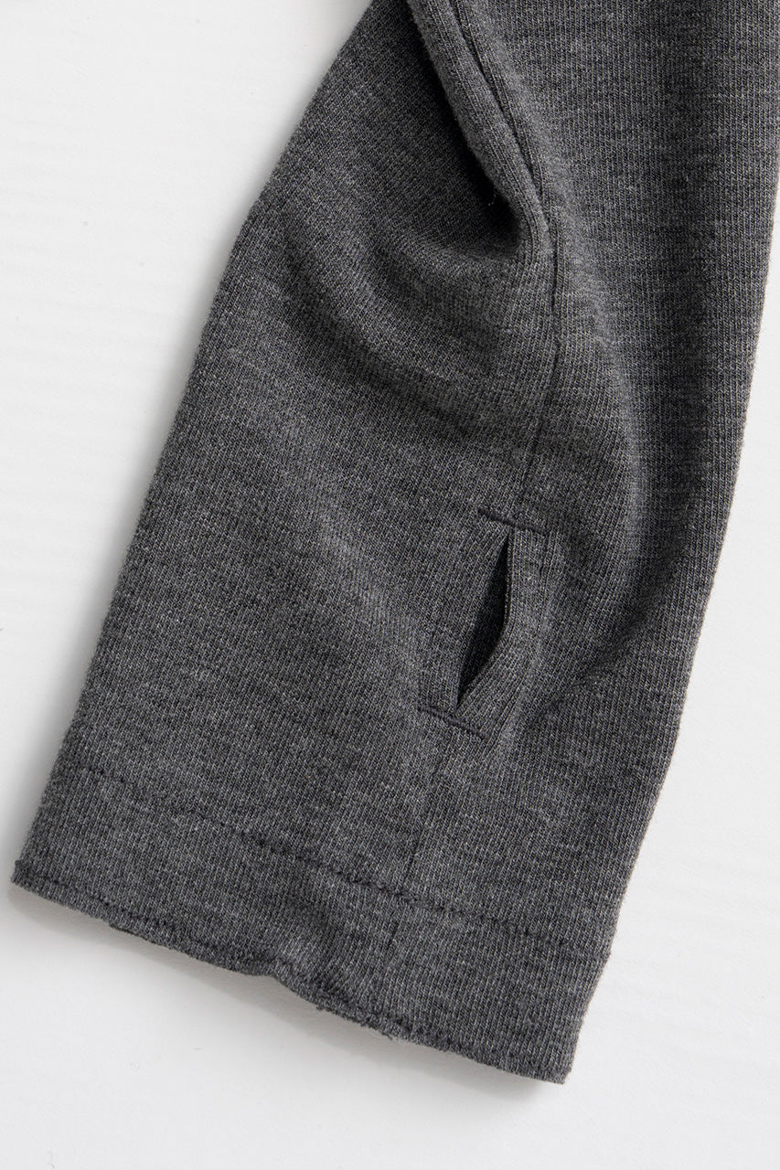 Wool Blend Shoulder Pad V-Neck Top - 2026AUTUMN