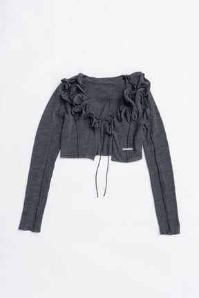 Frill Wave Cardigan
