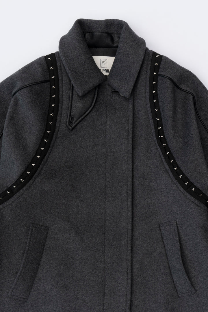 [Weboff Part number] Over Wool Cape COAT