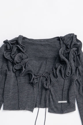Frill Wave Cardigan
