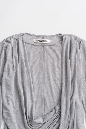 Cashmere Silk Blend Drape Top - 2026AUTUMN