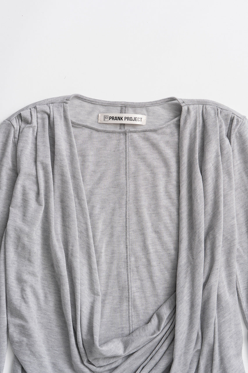 Cashmere Silk Blend Drape Top - 2026AUTUMN
