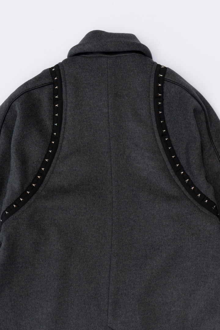 [Weboff Part number] Over Wool Cape COAT