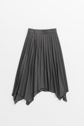 Random Pleated Wrap Skirt - 2026AUTUMN