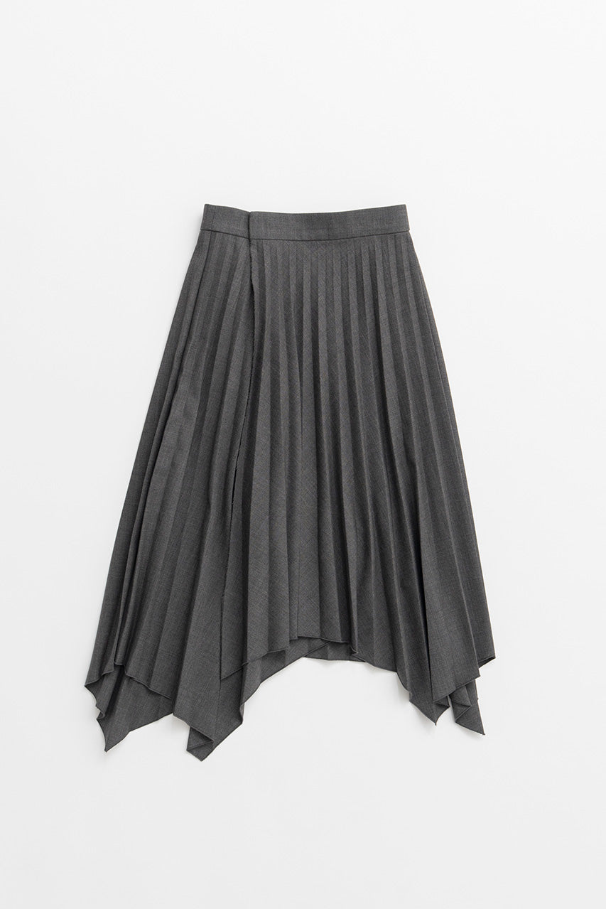 Random Pleated Wrap Skirt - 2026AUTUMN