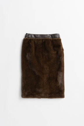 Docking Fur Skirt - 2026AUTUMN