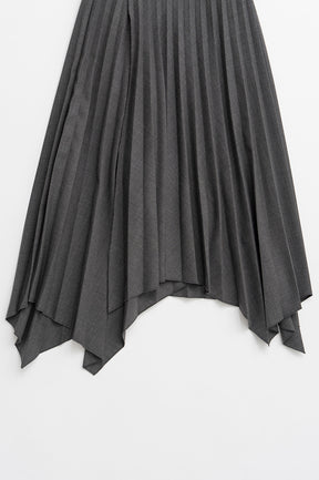 Random Pleated Wrap Skirt - 2026AUTUMN