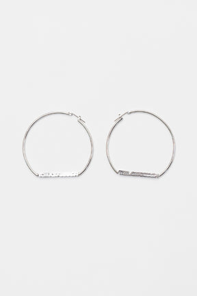 【25 SPRING PRE ORDER】Logo Hoop Earrings