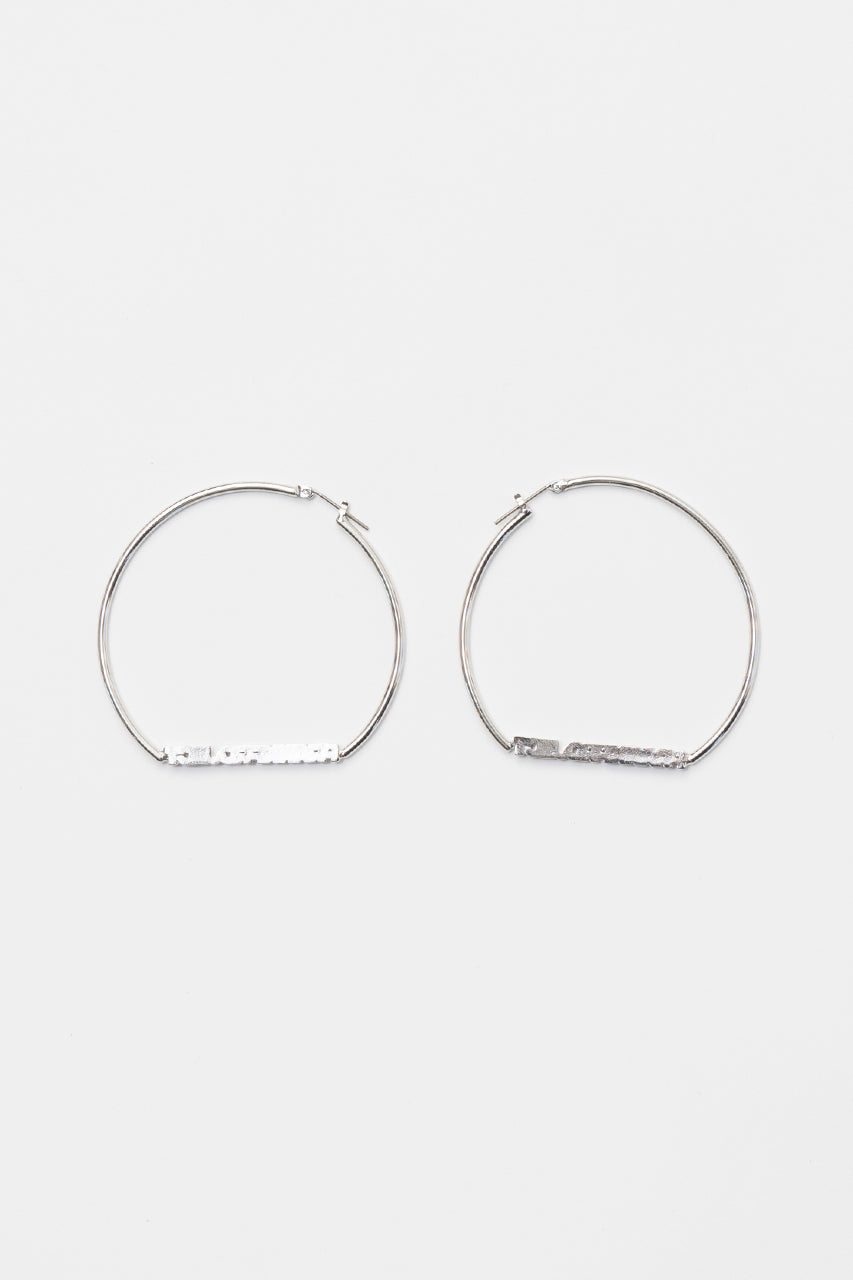 【25 SPRING PRE ORDER】Logo Hoop Earrings