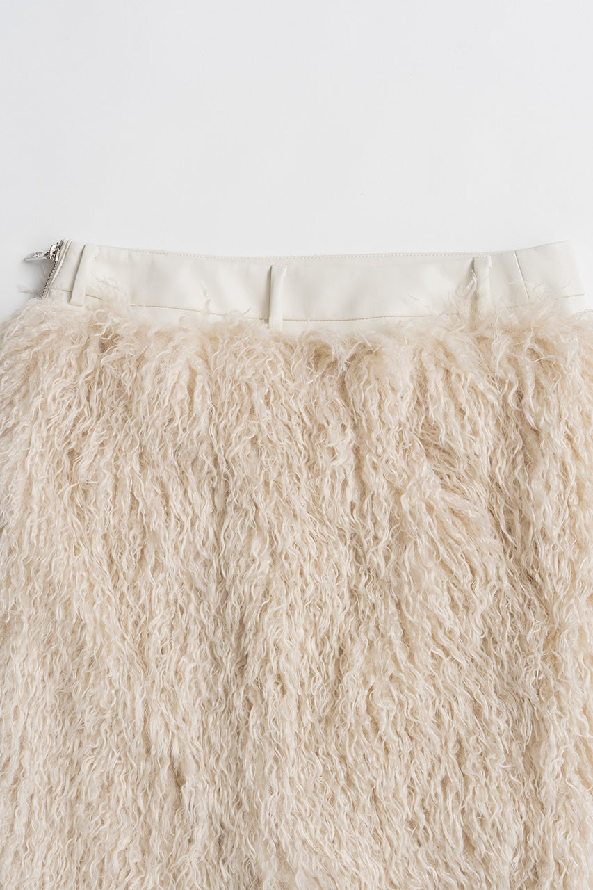 Docking Fur Skirt - 2026AUTUMN
