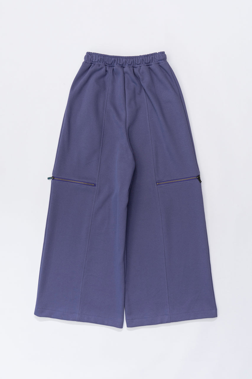 [SALE] Zipper Slit Ribbed Cardboard Knit Pants
