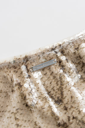 Sequin Python Midi Skirt - 2026AUTUMN