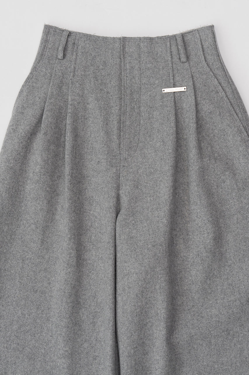 Super100 Cut Off Wool Pants