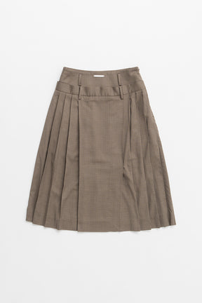 Double-Waist Pleated Skirt - 2026AUTUMN