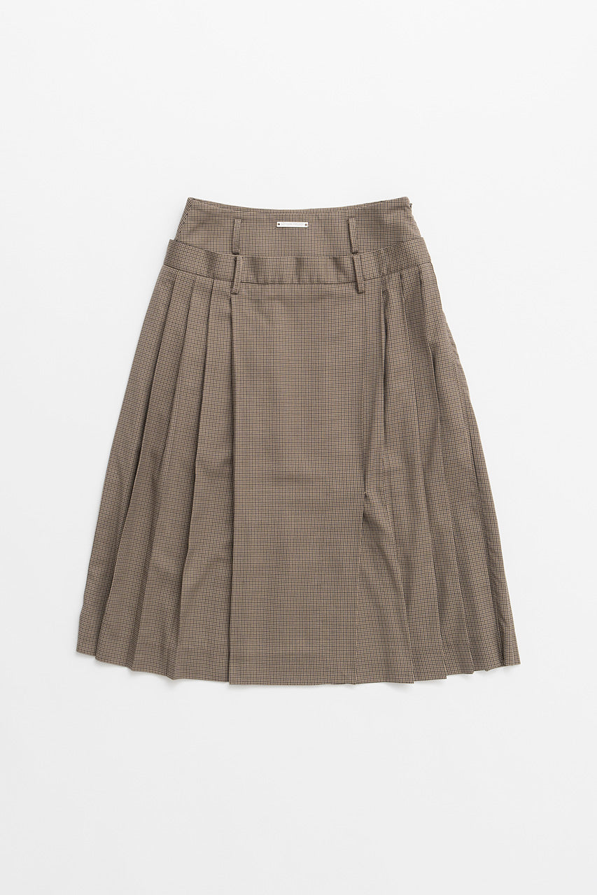 Double-Waist Pleated Skirt - 2026AUTUMN