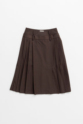 Double-Waist Pleated Skirt - 2026AUTUMN