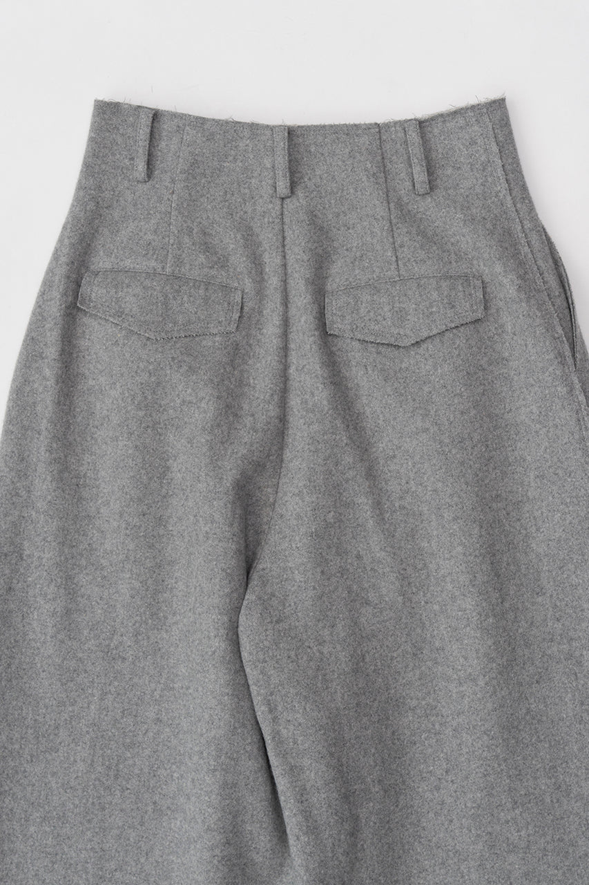 Super100 Cut Off Wool Pants