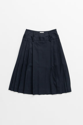 Double-Waist Pleated Skirt - 2026AUTUMN