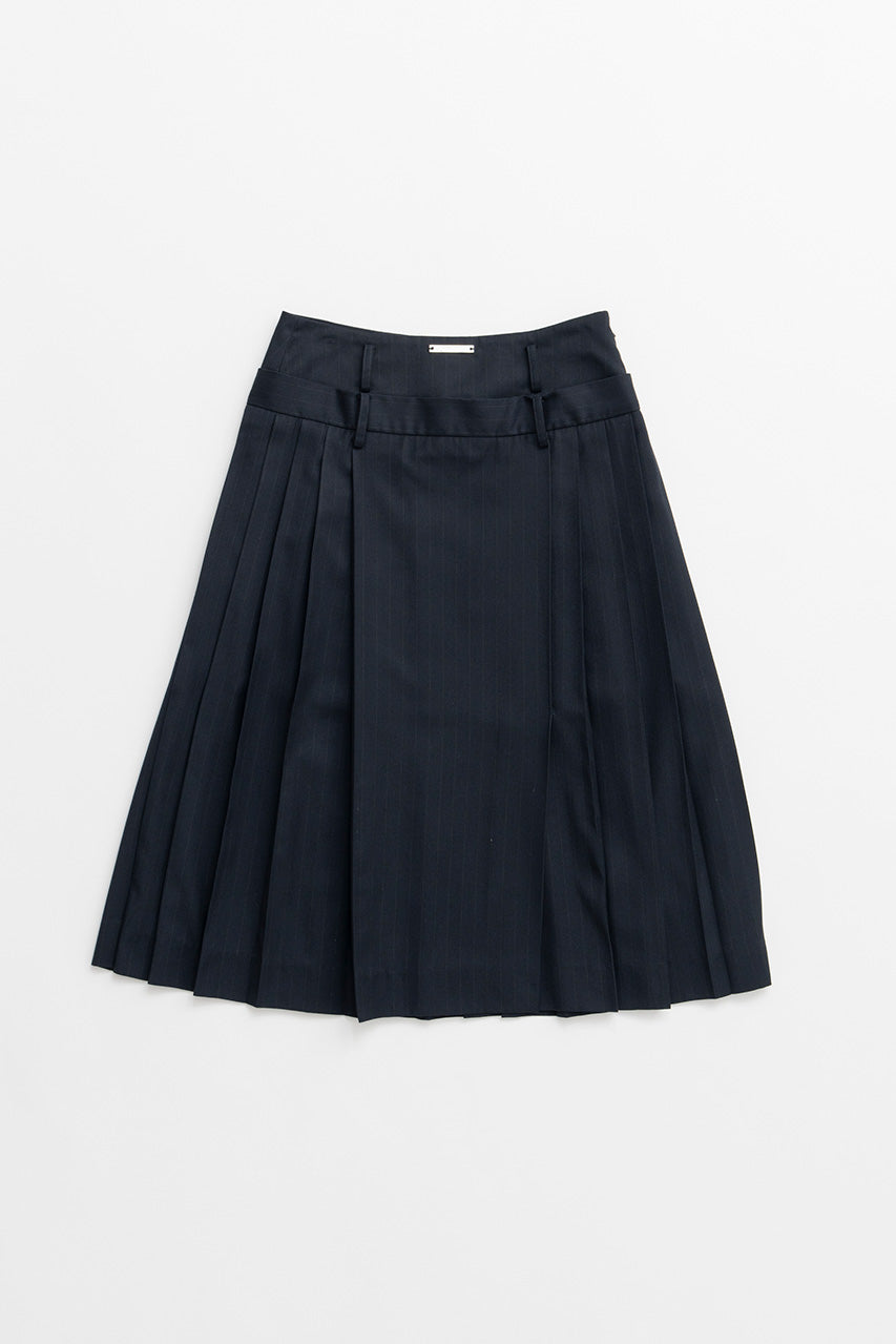 Double-Waist Pleated Skirt - 2026AUTUMN