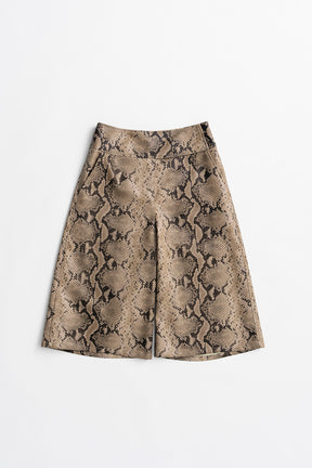 Synthetic Leather Half Pants - 2026AUTUMN