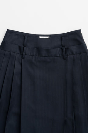 Double-Waist Pleated Skirt - 2026AUTUMN