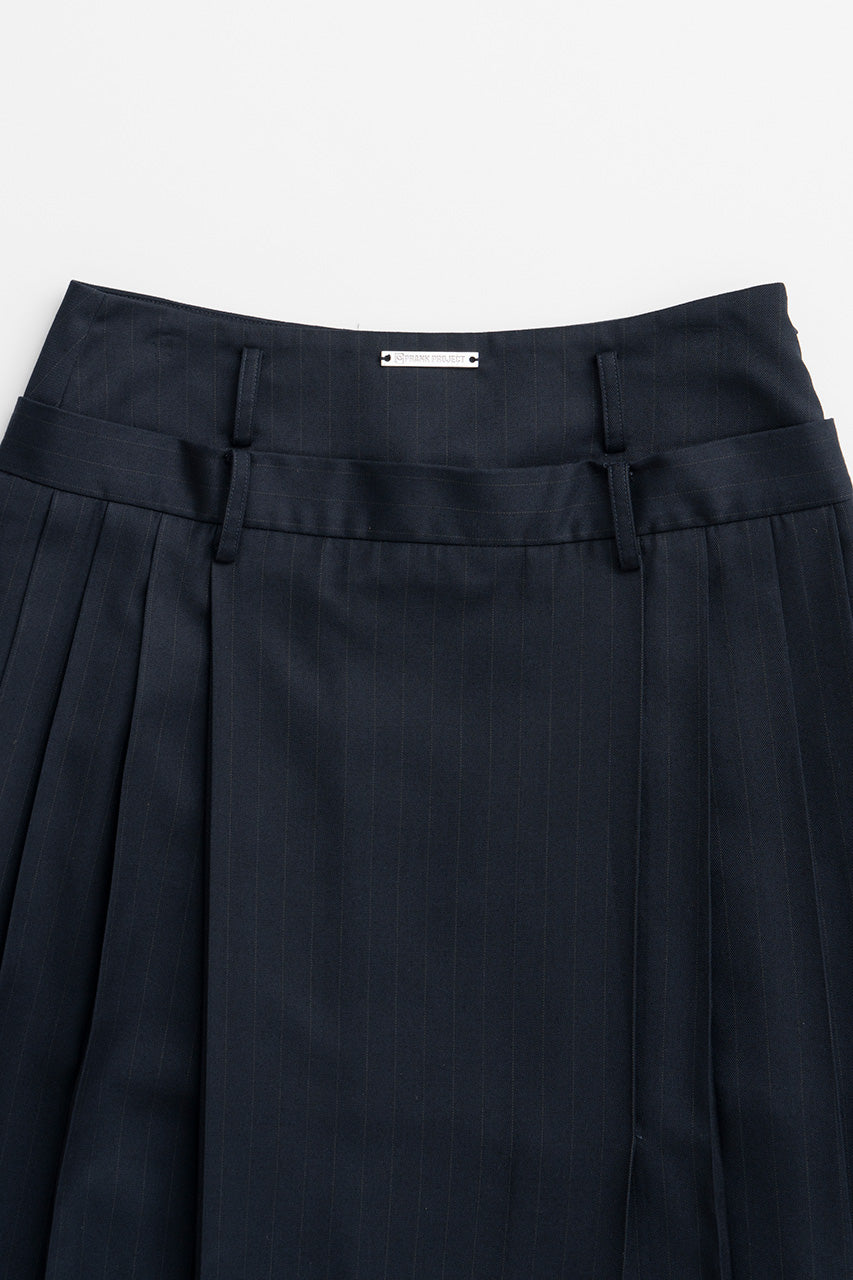 Double-Waist Pleated Skirt - 2026AUTUMN