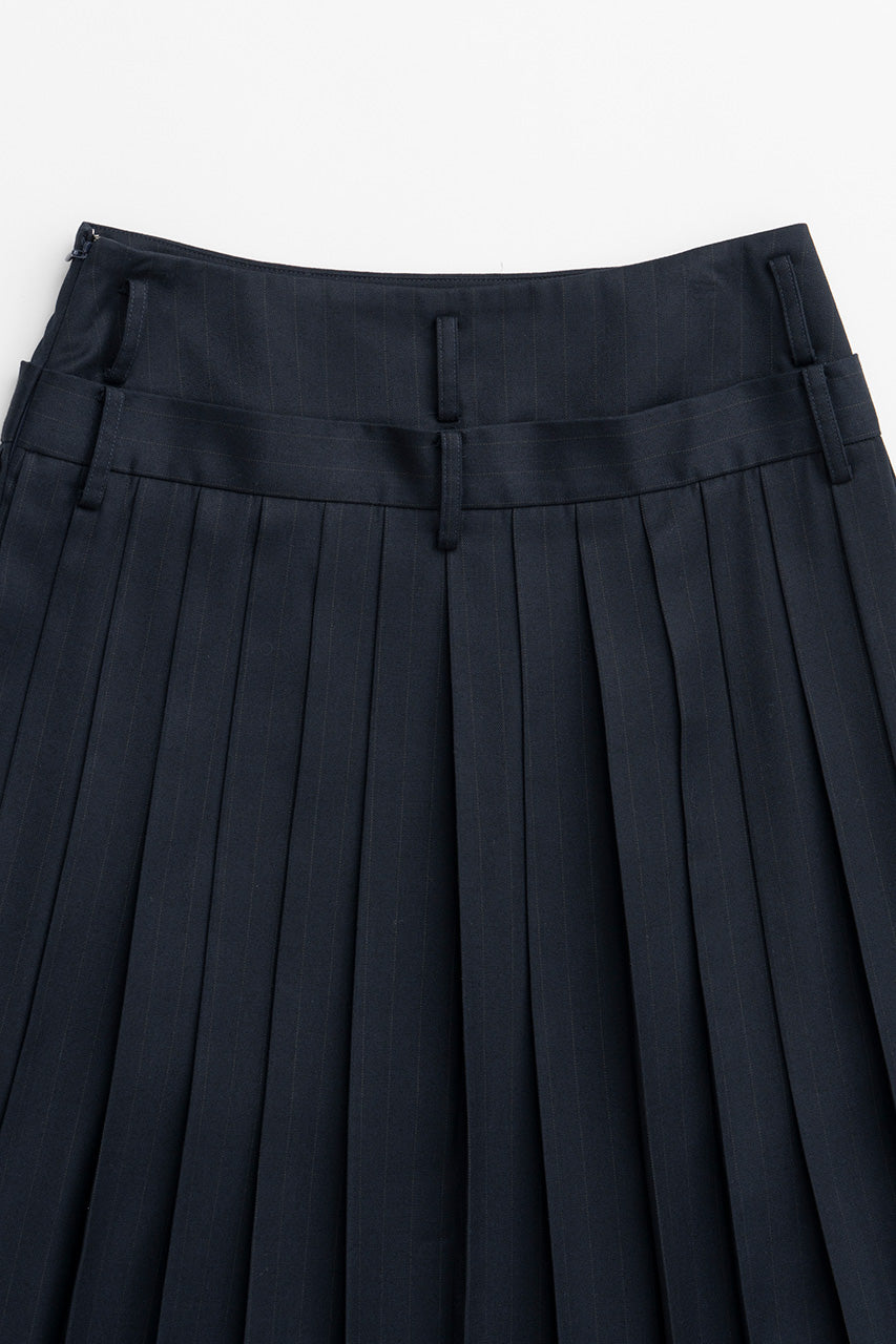 Double-Waist Pleated Skirt - 2026AUTUMN