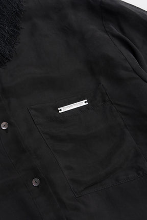 Feather Collar Shirt - 2025 AUTUMN