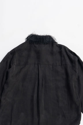 Feather Collar Shirt - 2025 AUTUMN