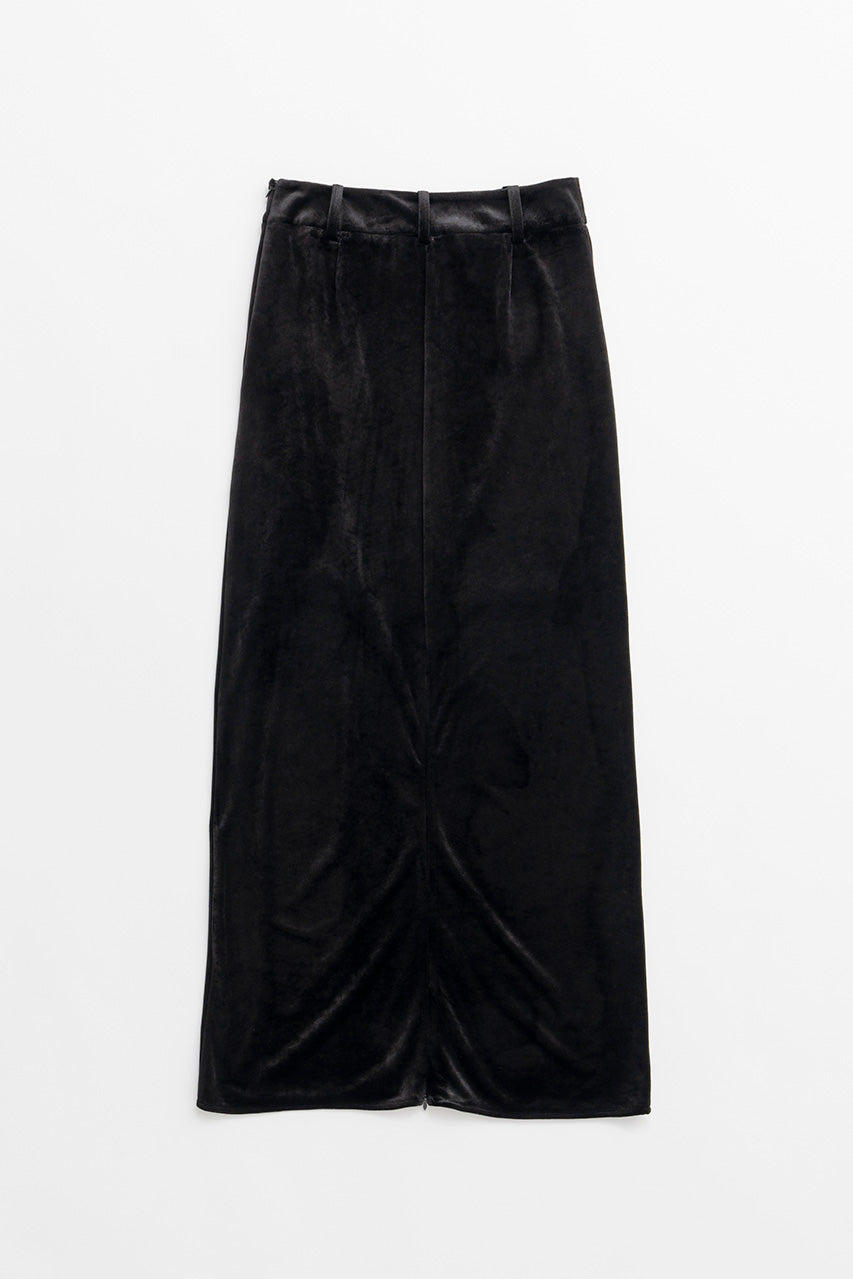 Velour Pencil Long Skirt - 2026AUTUMN