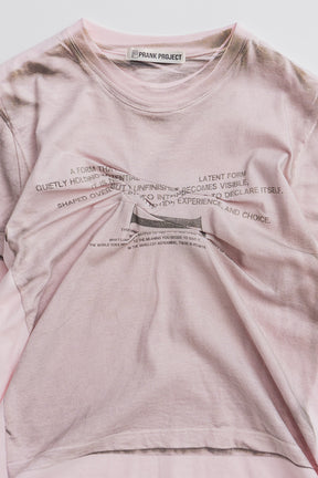 Fake Print Random Tack T-Shirt - 26SUMMER 2nd