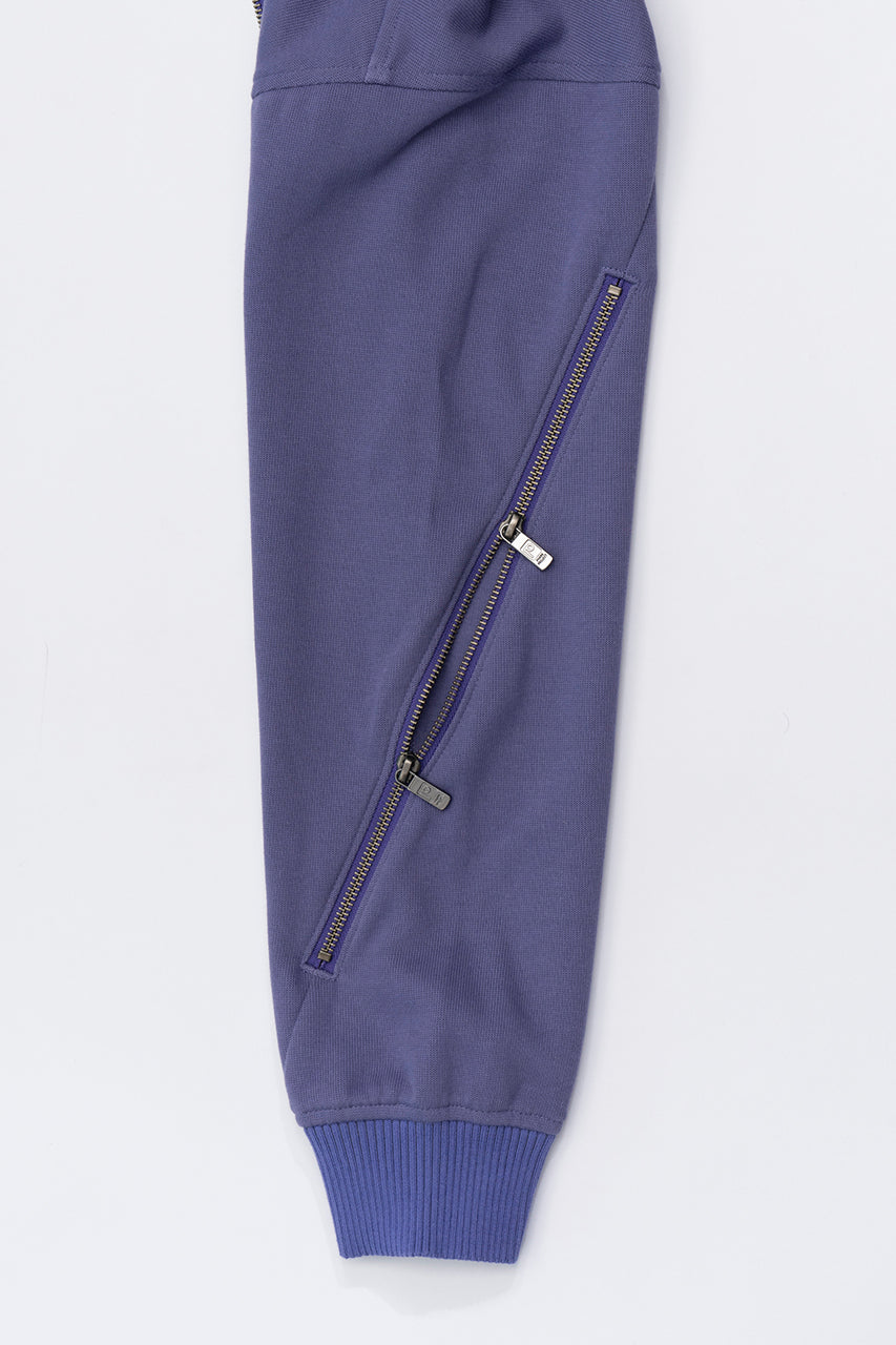 【23AUTUMN PRE ORDER】Zipper Slit Ribbed Cardboard Knit Top