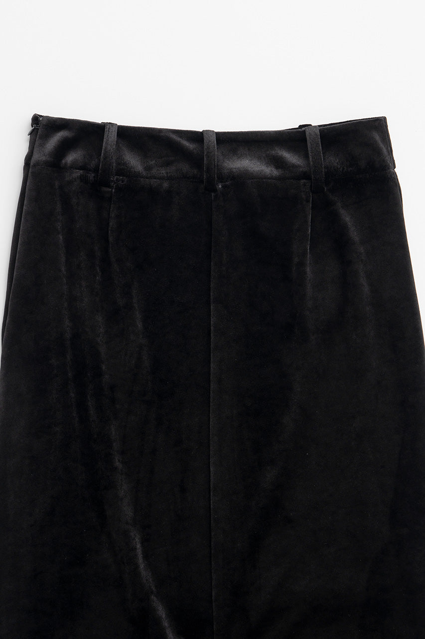 Velour Pencil Long Skirt - 2026AUTUMN