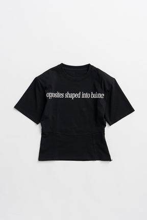 Shoulder Pad Logo T-Shirt - 26SUMMER 2nd