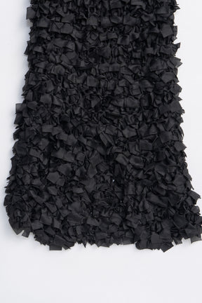 Tape Ribbon Midi Skirt - 2025 AUTUMN