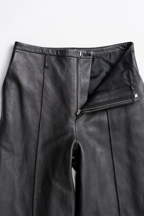 Sheep Leather Straight Pants - 2026AUTUMN