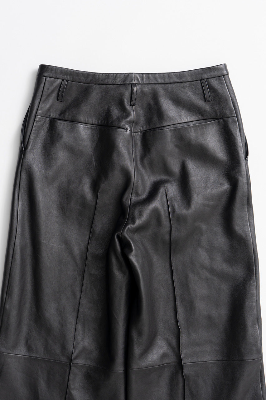 Sheep Leather Straight Pants - 2026AUTUMN
