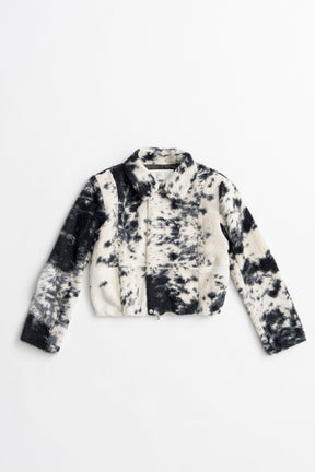 Haircalf Jacquard Short Blouson - 2026AUTUMN