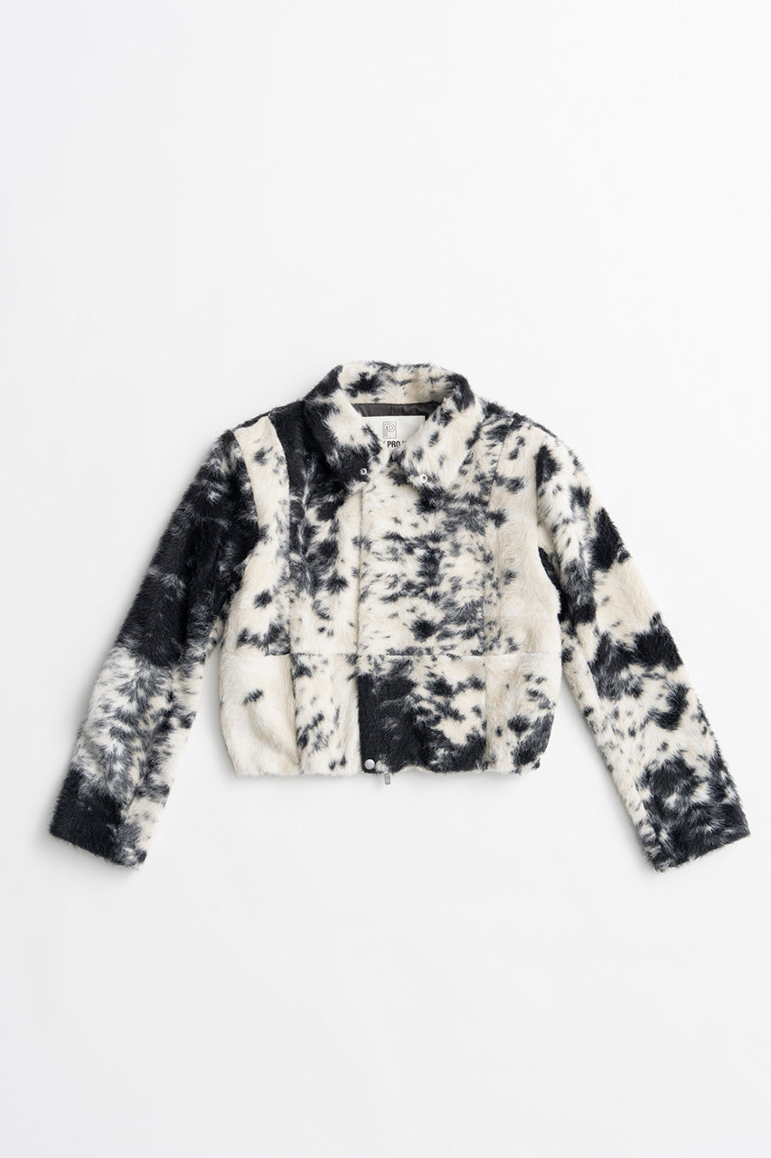 Haircalf Jacquard Short Blouson - 2026AUTUMN