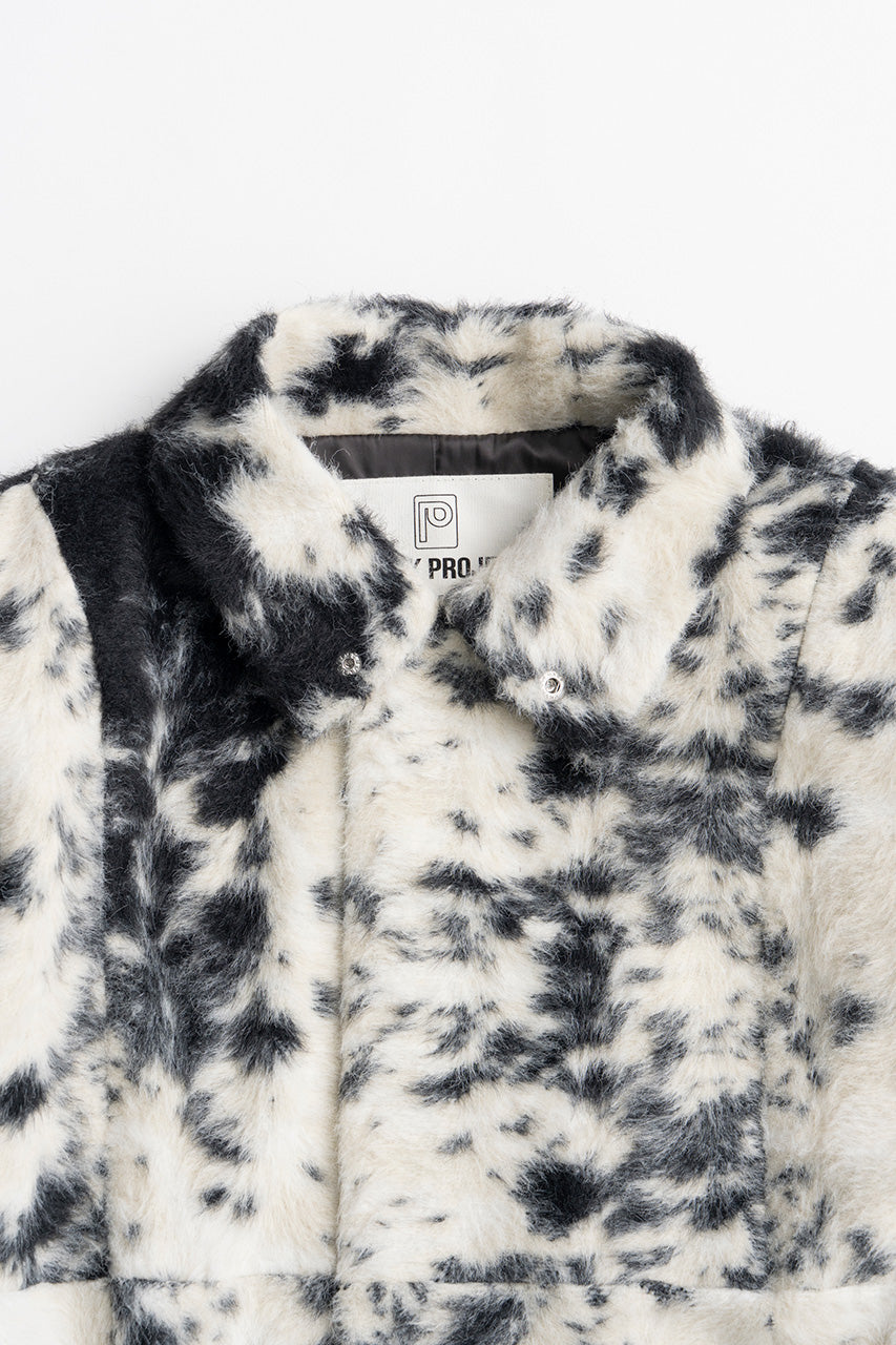 Haircalf Jacquard Short Blouson - 2026AUTUMN