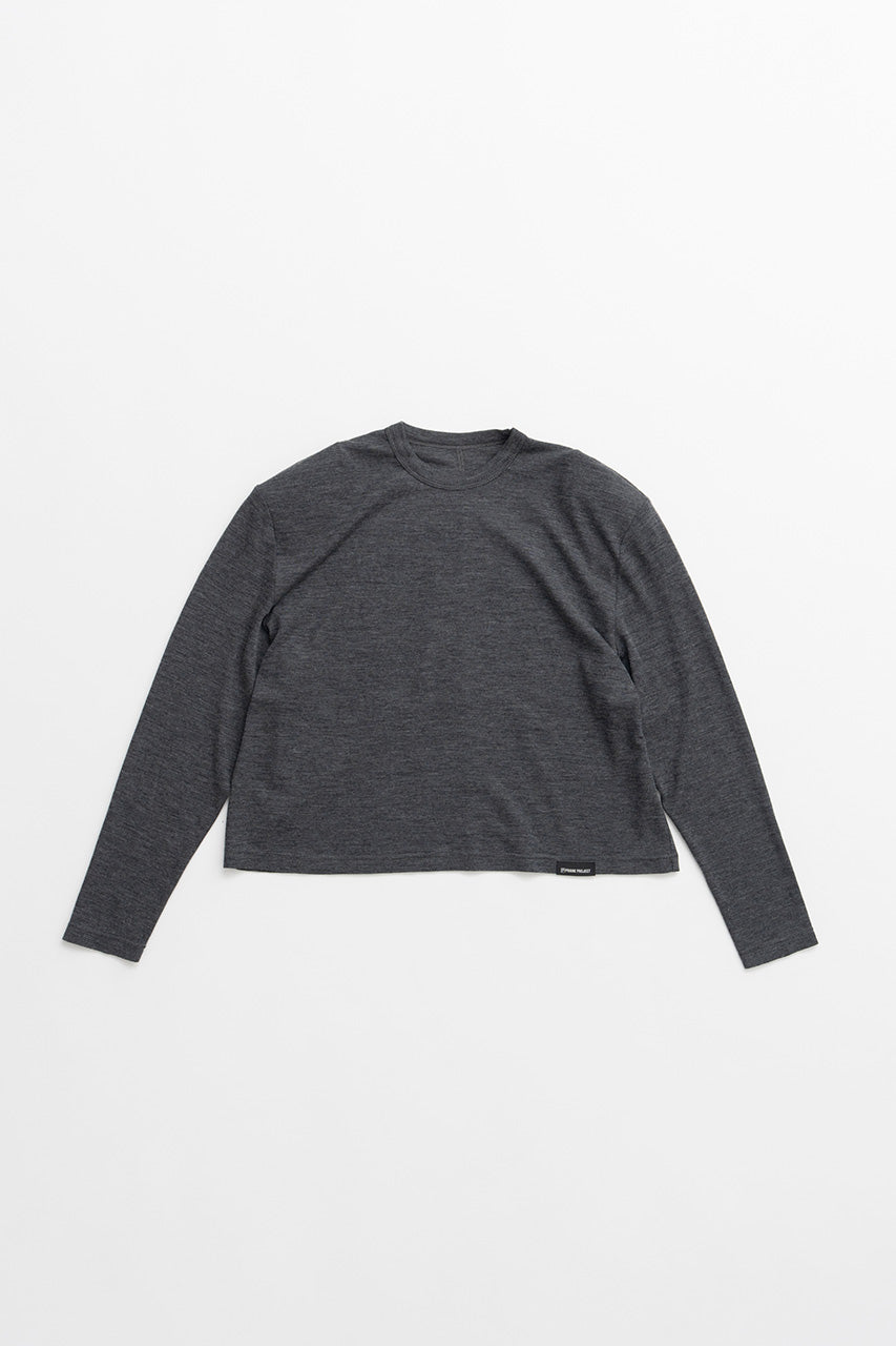 Wool Shoulder Pad Top - 2026AUTUMN