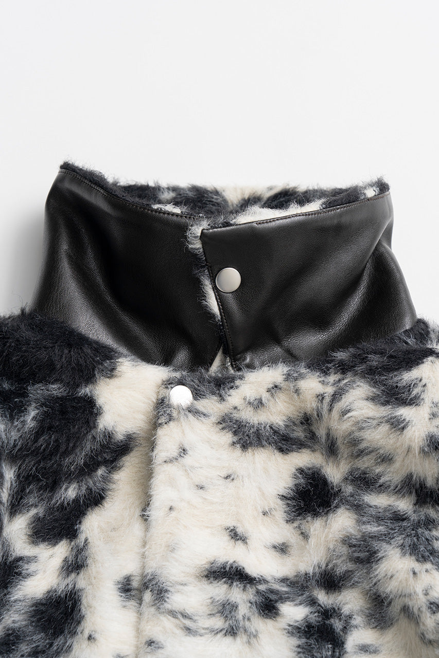 Haircalf Jacquard Short Blouson - 2026AUTUMN