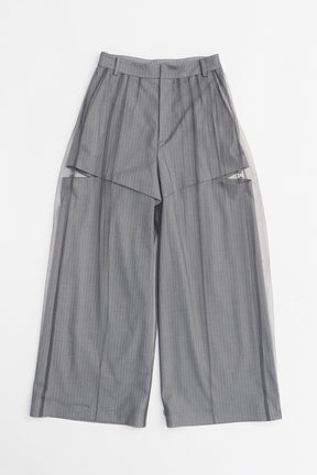 【25 SPRING PRE ORDER】Tulle Layered Slacks