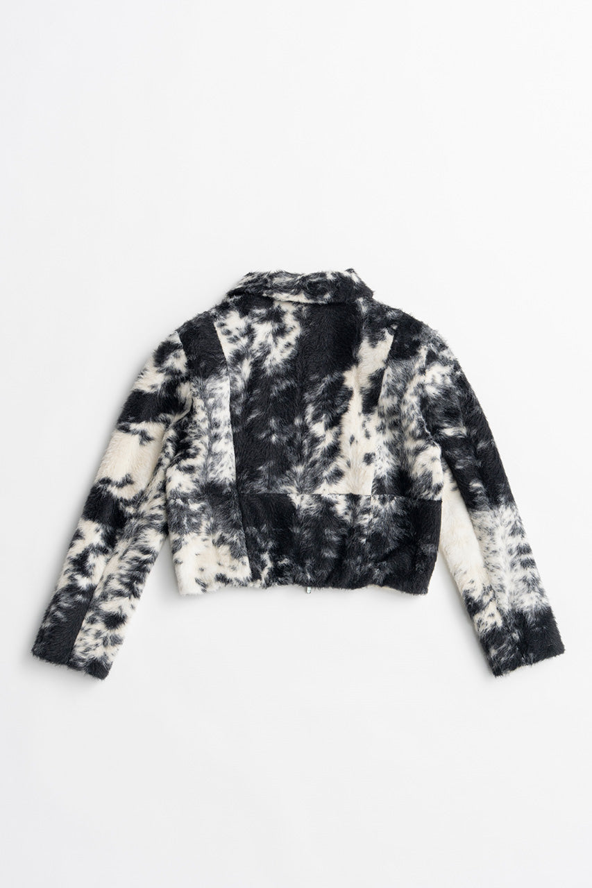 Haircalf Jacquard Short Blouson - 2026AUTUMN