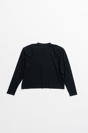 Wool Shoulder Pad Top - 2026AUTUMN