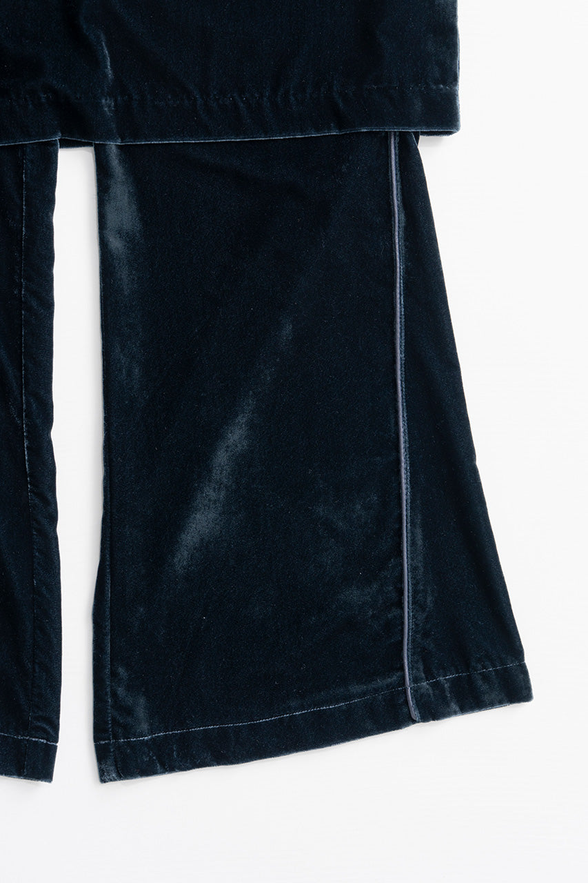 Layered Velour Pants - 2026AUTUMN