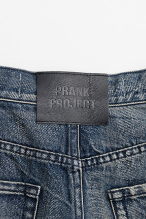 Crinkle Denim Wide Pants - 2026AUTUMN