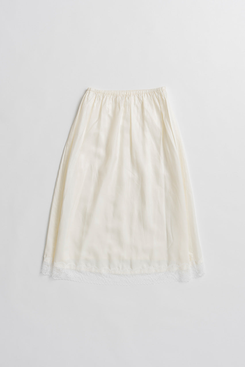 Layered Hem Synthetic Leather Skirt - 2026AUTUMN