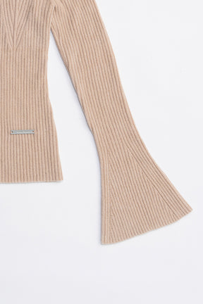 Lace Trim Knit Cardigan - 2025 AUTUMN