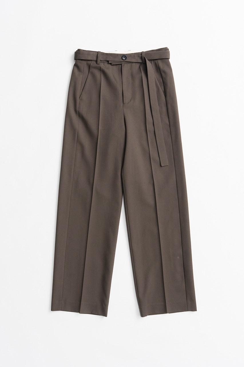 Belt Combination Slim Straight Slacks - 2026AUTUMN